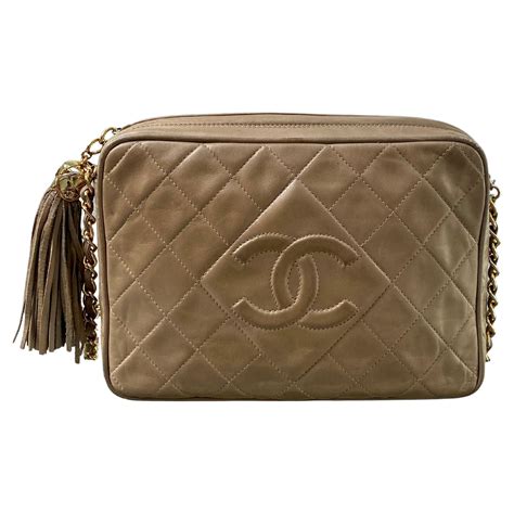 chanel hard case bag|Chanel vintage camera bag beige.